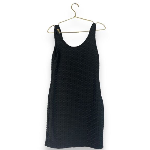 LOVE J‎ Juniors' Size XL TikTok Midi Tank Dress Black 278 - Picture 4 of 5